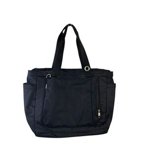Ebag black shoulder tote 20x14" retired